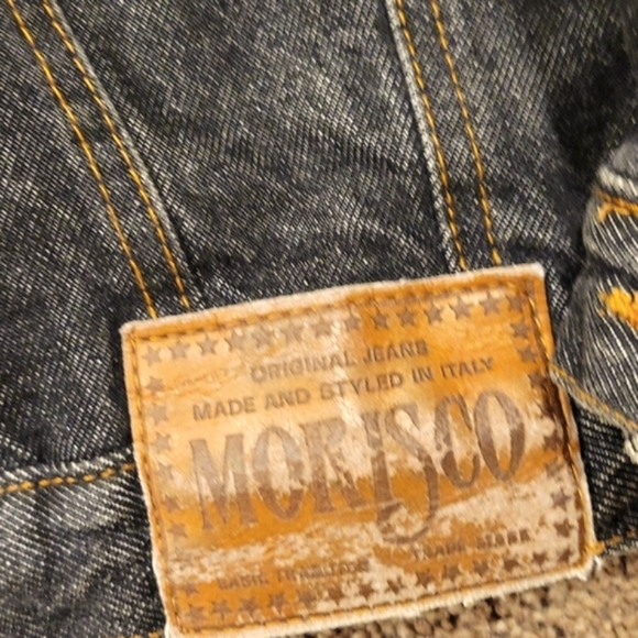 Mens Jean Jacket Big and Tall Black Denim XXL EUC - Picture 3 of 16